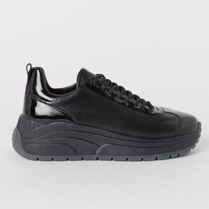 Eyty’s x H&M Black Chunky Leather Sneakers